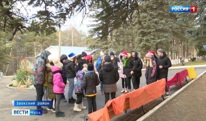 Чем были заняты на новогодних каникулах дети в тульских загородных лагерях?