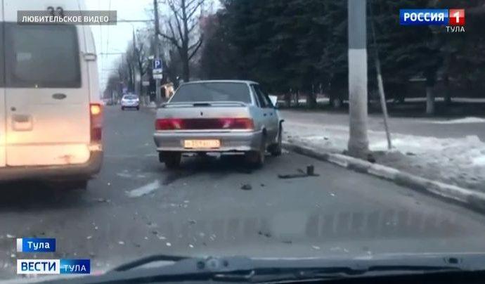 Около здания областного УМВД произошло ДТП Около здания областного УМВД произошло ДТП