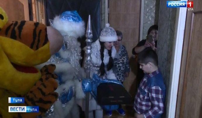 «Ёлка желаний» помогла юному туляку обрести ноутбук