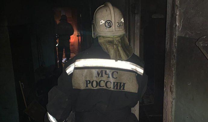 В Узловой в пожаре погибли трое В Узловой в пожаре погибли трое