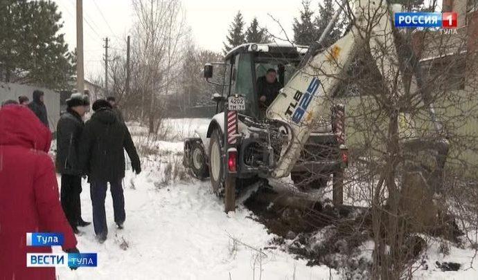 В Пролетарском округе Тулы борются с незаконными врезками в систему ливневой канализации