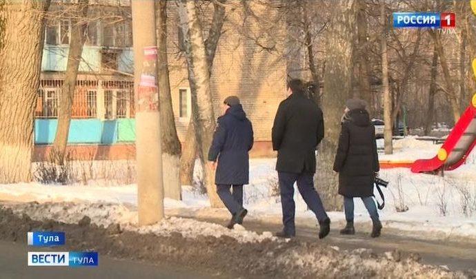 Тульские чиновники вышли в рейд по придомовым территориям