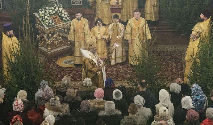 В тульских храмах состоялись Рождественские богослужения