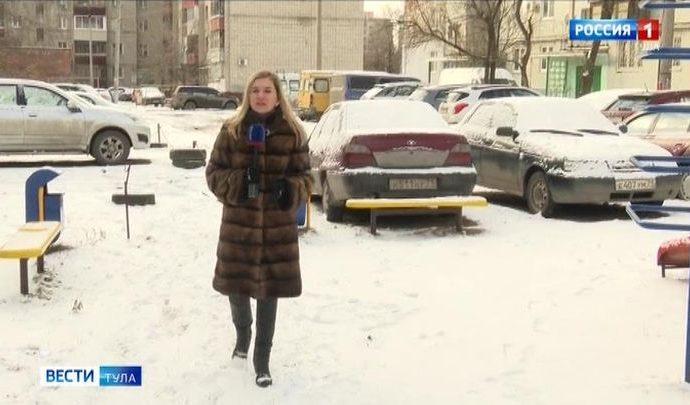 Туляков начали штрафовать за парковку на газоне