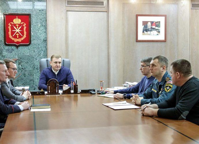 Совещание у губернатора Тульской области Алексея Дюмина