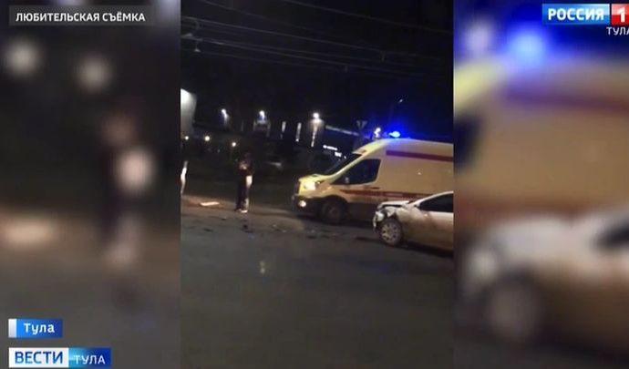 Три автомобиля столкнулись на Зеленстрое в Туле