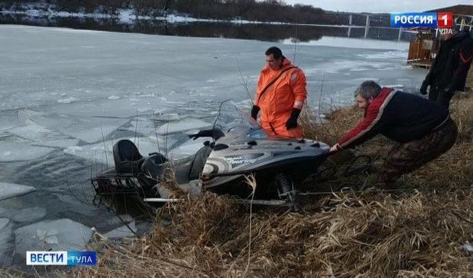 В Алексине во время патрулирования Оки спасатели предотвратили трагедию