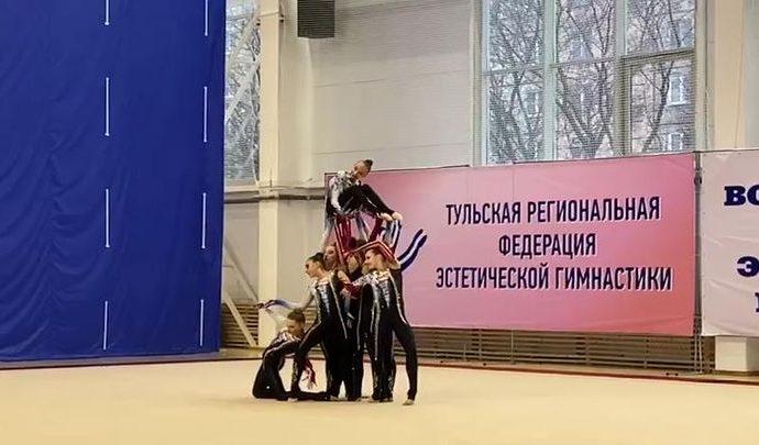В Туле завершились первенство области и межрегиональный турнир по эстетической гимнастике