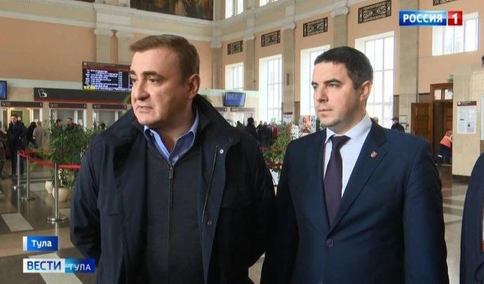 Алексей Дюмин проверил, как тульские вокзалы встречают коронавирус