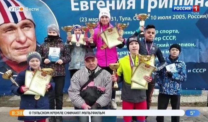 В Туле почтили память конькобежца Евгения Гришина