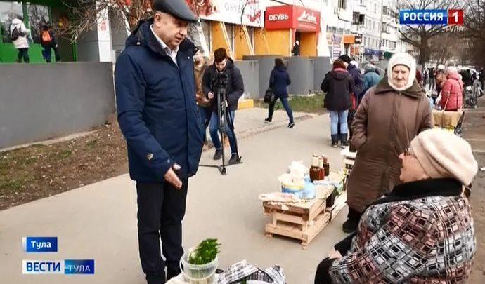 В Заречье попытались поднять торговлю «с колен»