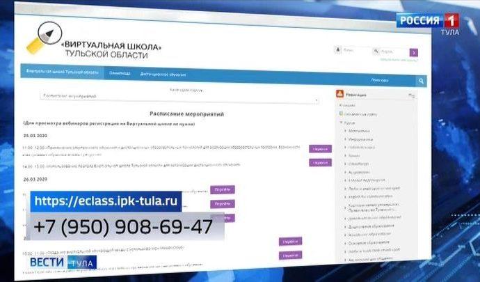 Учителей Тульской области научат организации дистанционного обучения
