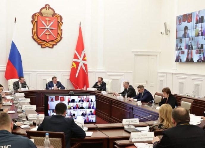 Заседание оперативного штаба по борьбе с распространением в Тульской области новой коронавирусной инфекции