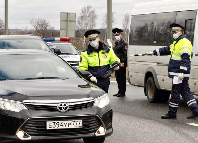 Пропускной пункт на въезде в Тульскую область