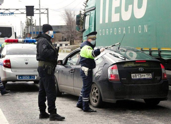 Пост на въезде в Тульскую область