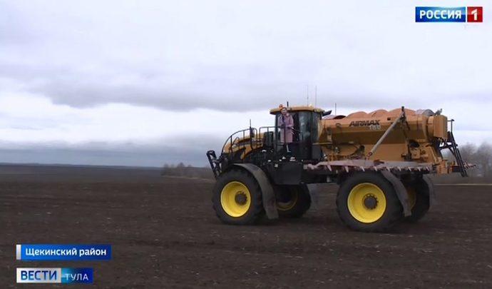 Тульские аграрии на месяц раньше приступили к посевной