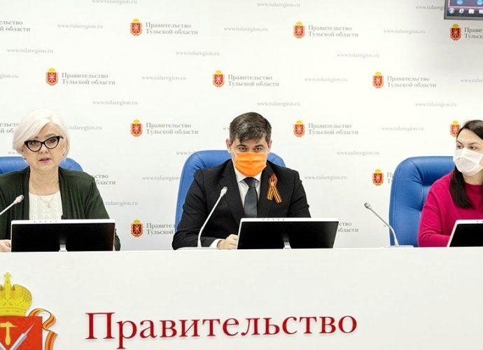 Брифинг в пресс-центре правительства Тульской области