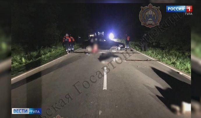 Три человека погибли в ДТП на 38 километре автодороги Щёкино-Одоев-Арсеньево