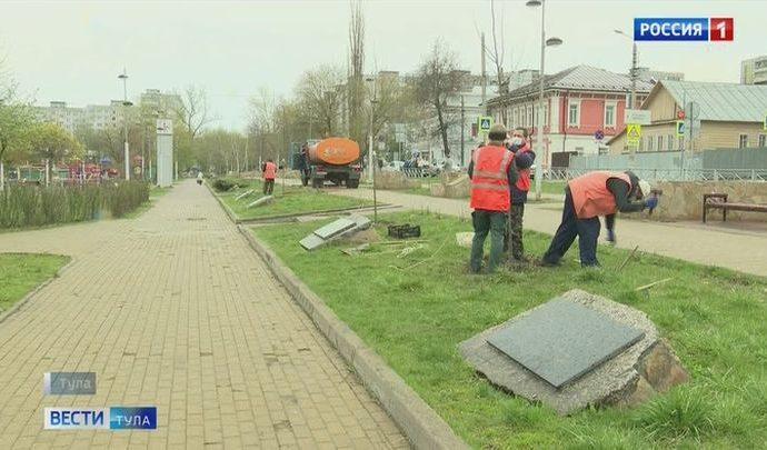 В Туле идёт масштабная работа по озеленению