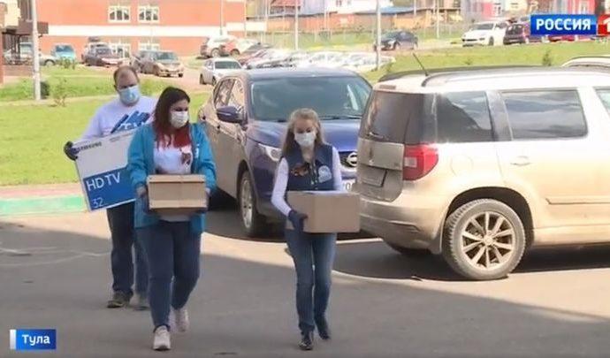 Подарки тульским ветеранам вручают в рамках строгих правил безопасности