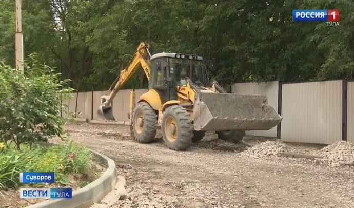 В Суворове дорожники приступили к ремонту дворов и проездов