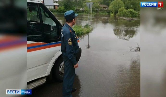 Погода стала причиной целого ряда ЧП в Тульской области