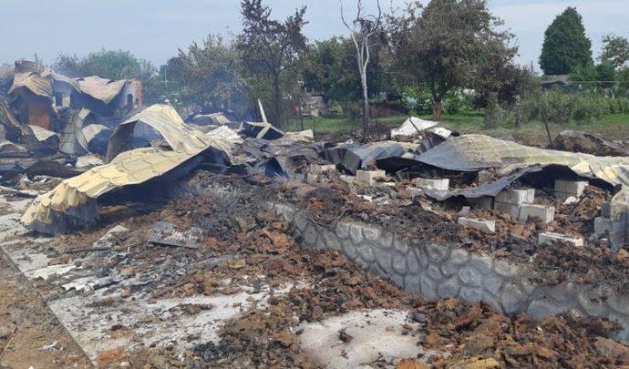 На пожаре в заокской организации по реабилитации инвалидов погиб человек