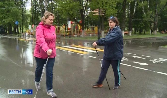 Скандинавская ходьба вернулась в жизнь туляков