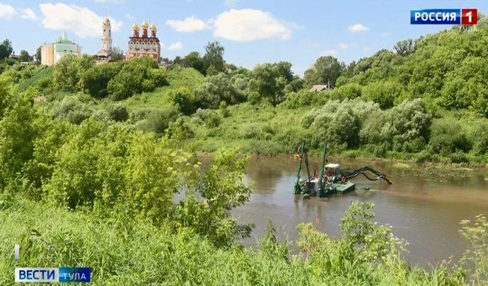 В Тульской губернии началась глобальная расчистка двух самых крупных рек