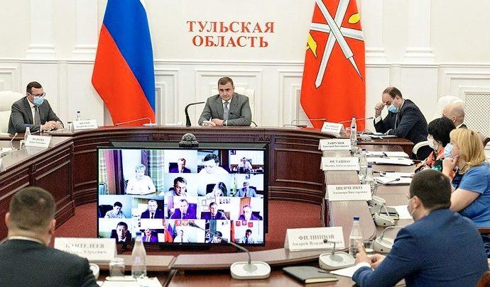 Оперативное совещание в правительстве Тульской области