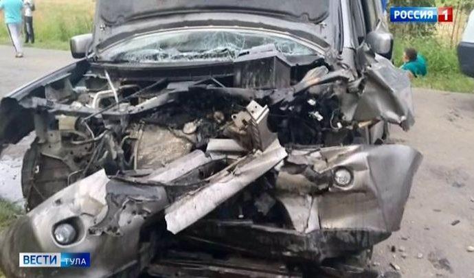 После страшного ДТП в Суворовском районе детей доставили вертолётом в Тулу