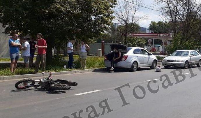 В Туле юный мотоциклист пострадал в ДТП