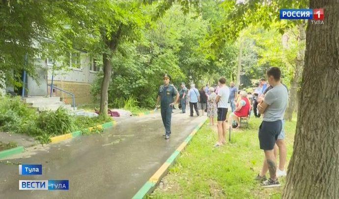 Задержана предполагаемая виновница пожара на улице Серебровской в Туле