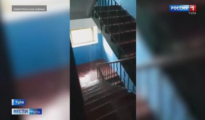 Ливни прибавили хлопот тулякам