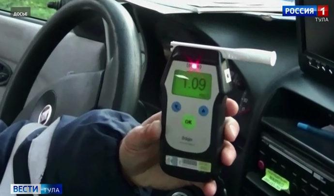 Более 70 туляков сели за руль «под градусом»