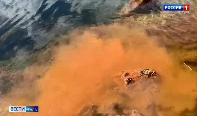 Тульский Дон загрязняют яркими стоками