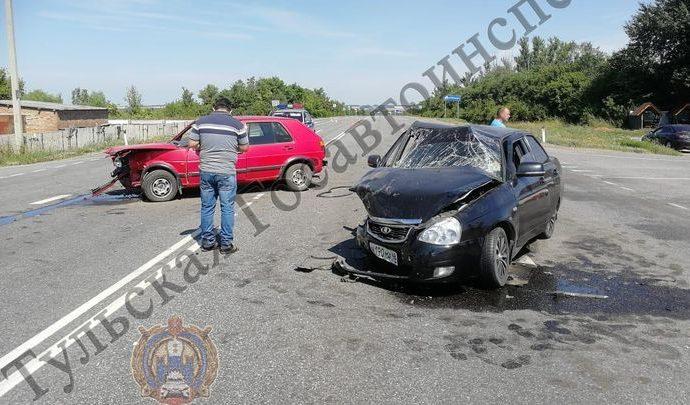 В ДТП под Ефремовом пострадала женщина, севшая в машину с пьяным водителем