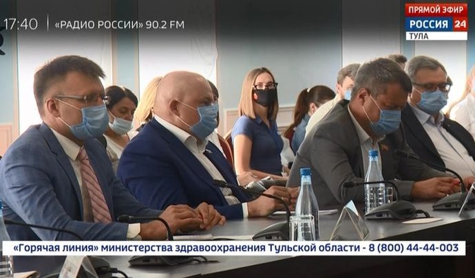 Губернатор отметил работу тульских отделений партий в период пандемии