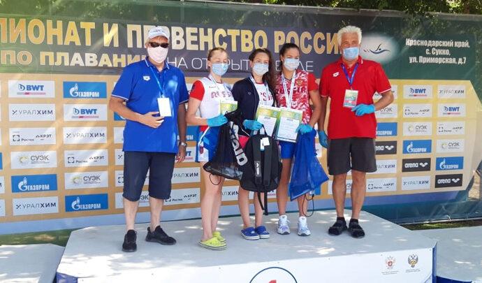 Тульские пловцы завоевали в Сукко полный комплект медалей