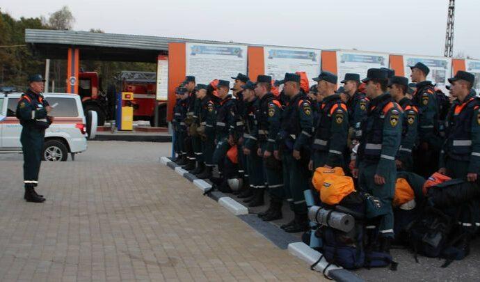 Тульские спасатели отправились тушить лесные пожары в Воронеж