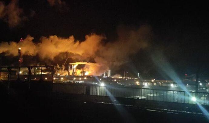 Пожар на новомосковском «Азоте» локализован