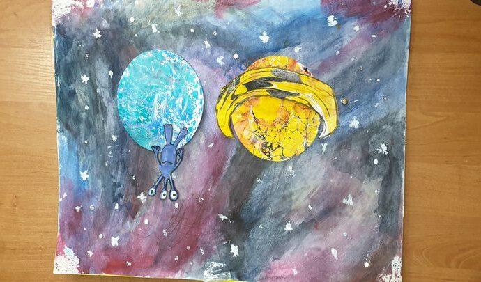 Тулячка сняла мультфильм про космос