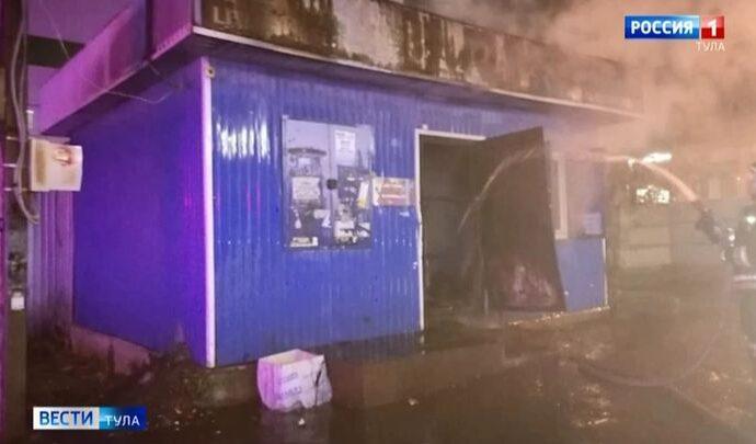 Ночью на пожарах в Тульской области погибли двое