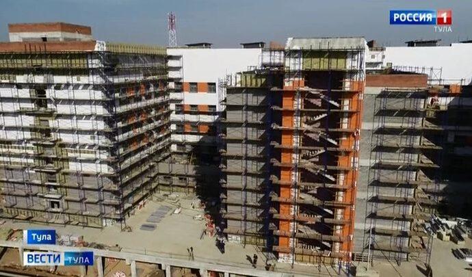 В новом тульском перинатальном центре приступили к внутренним работам