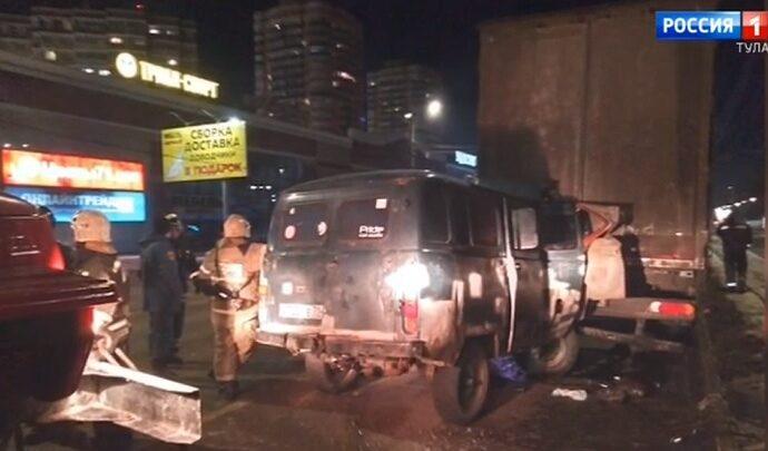 В ДТП на проспекте Ленина в Туле погиб пассажир «буханки»