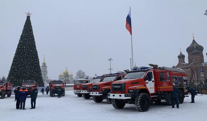 Тульские спасатели получили подарки от губернатора