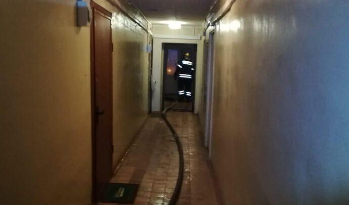 На пожаре в Новомосковске спасены двое детей