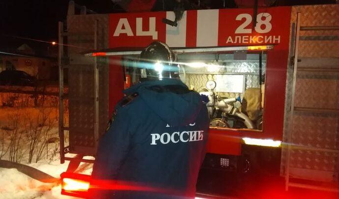В огне погиб житель Алексина