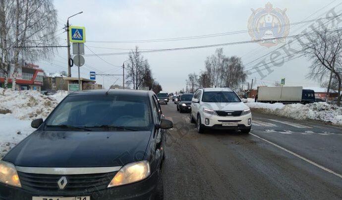 Женщину сбили на пешеходном переходе на Одоевском шоссе в Туле