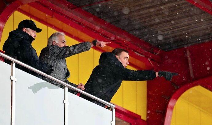 Алексей Дюмин на матче «Арсенал» – ЦСКА (2:1)